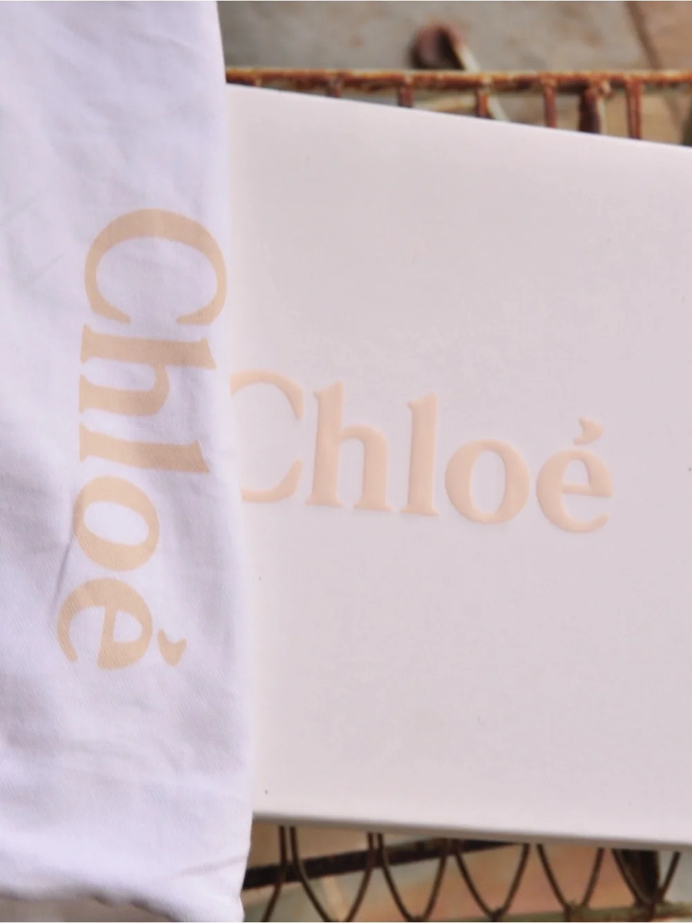 Original Chloe Nama Sneaker Biscotti Beige Size 39 Box/Bag inc